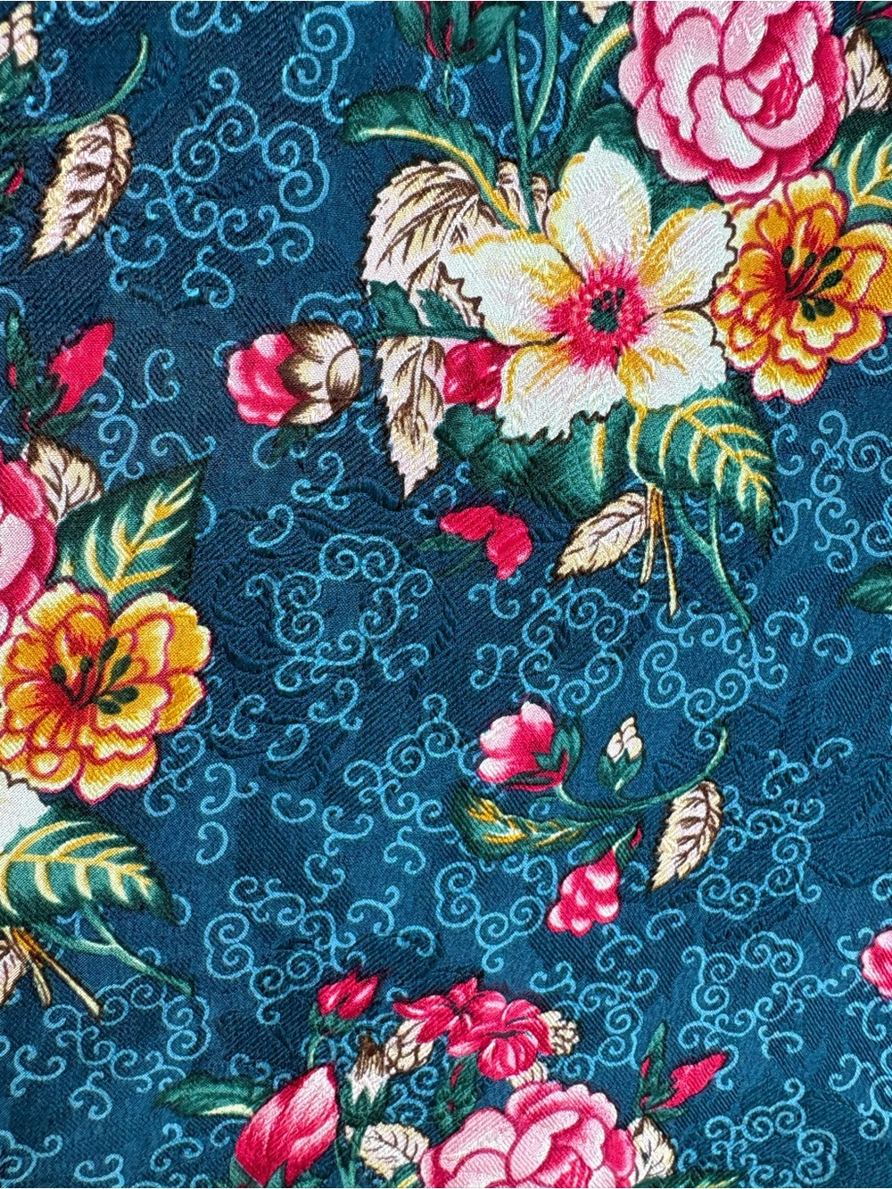 Alcott & Andrews 100% Silk Floral Midi Skirt Vintage Cottagecore Whimsigoth - Picture 9 of 9